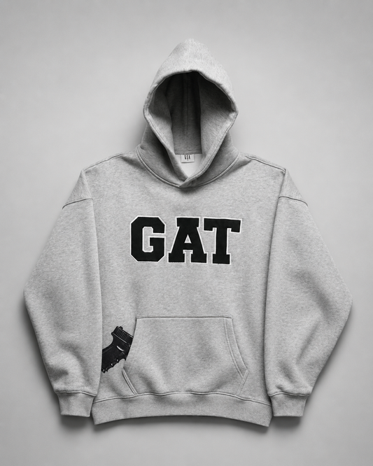 GAT HOODIE - HEATHER GREY